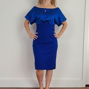 Anya Ponorovskaya blue dress